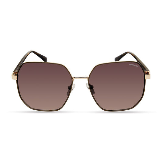 Kenneth Cole Sonnenbrille aus goldenem Metall