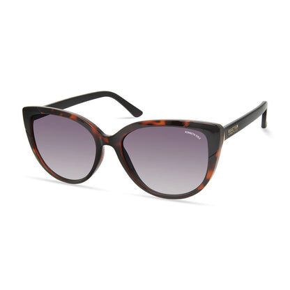 Kenneth Cole – Schwarze Sonnenbrille mit Spritzguss