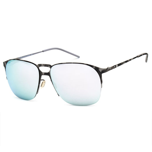 Italia Independent Gray Metal Sunglasses