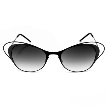 Italia Independent Black Metal Sunglasses
