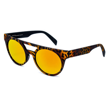 Italia Independent Orange Acetate Sunglasses