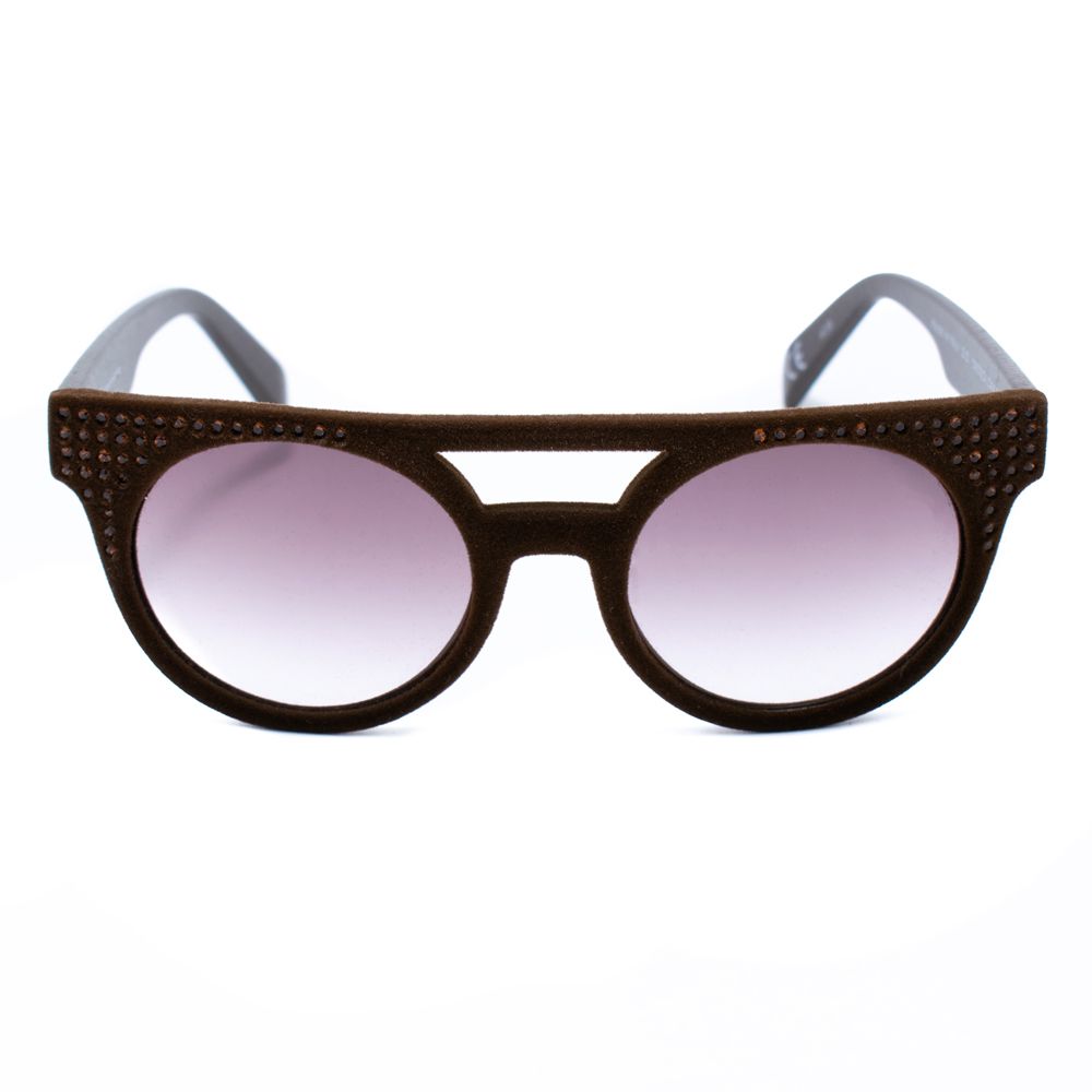 Italia Independent Brown Acetate Sunglasses