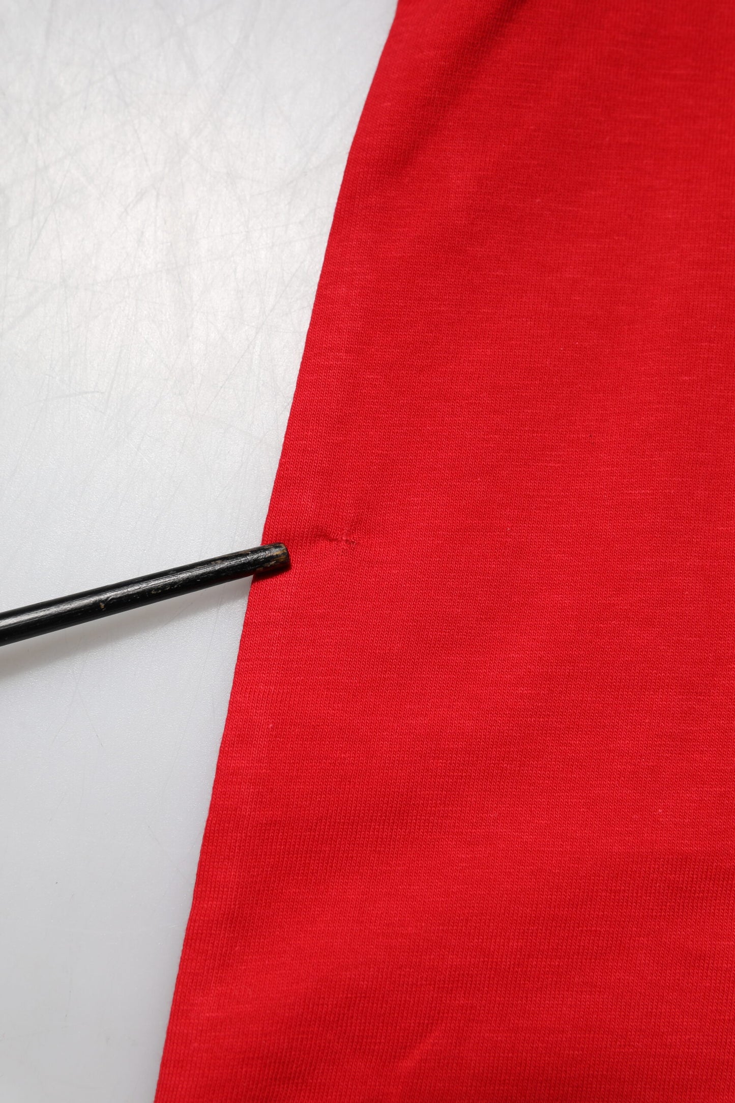 Dolce &amp; Gabbana – Rotes T-Shirt aus Baumwolle mit Rundhalsausschnitt und kurzen Ärmeln