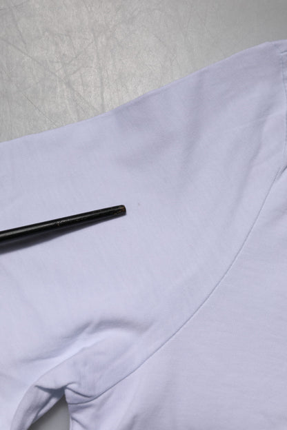 Dolce &amp; Gabbana – Weißes T-Shirt mit kurzen Ärmeln und Rundhalsausschnitt