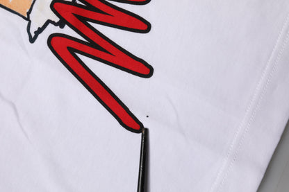 Dolce &amp; Gabbana – Weißes T-Shirt aus Baumwolle mit Rundhalsausschnitt „DG Loves Moscow“