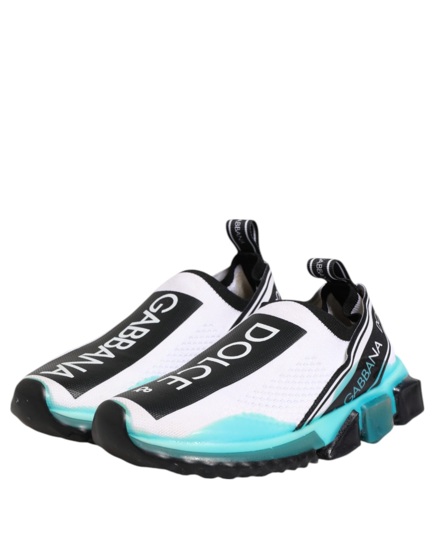 Dolce &amp; Gabbana Weiße Sorrento Slip-On Low Top Sneakers Schuhe