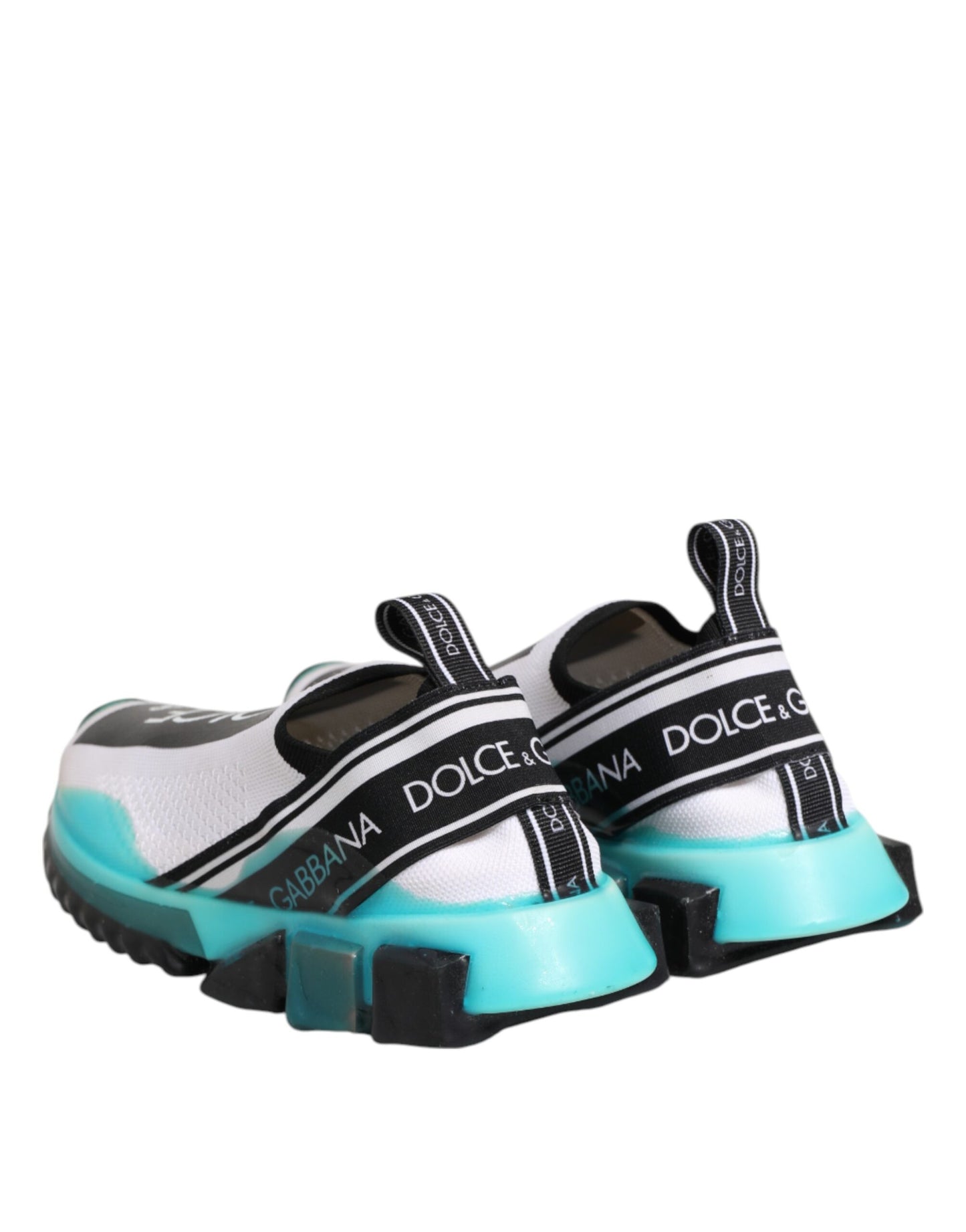 Dolce &amp; Gabbana Weiße Sorrento Slip-On Low Top Sneakers Schuhe