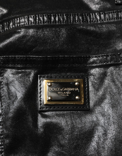 Dolce &amp; Gabbana – Schwarze Skinny-Jeans „GRACE“ mit hoher Taille