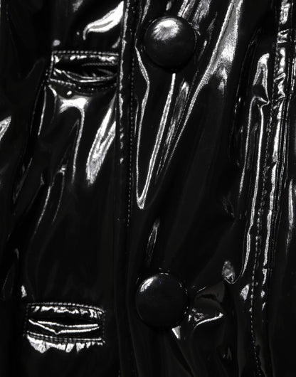 Dolce &amp; Gabbana – Schwarze Steppjacke aus Polyester