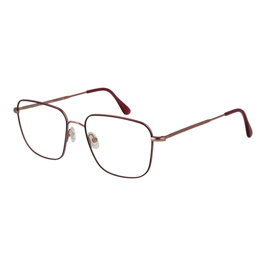 Andy Wolf Burgunderfarbene Metallbrille (Gestelle)