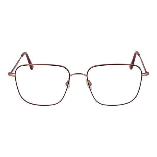 Andy Wolf Burgunderfarbene Metallbrille (Gestelle)