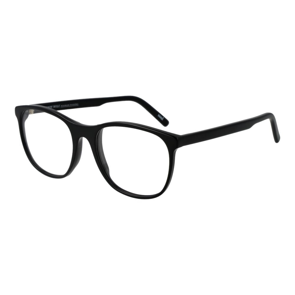 Andy Wolf Schwarze Acetat-Brille (Gestell)