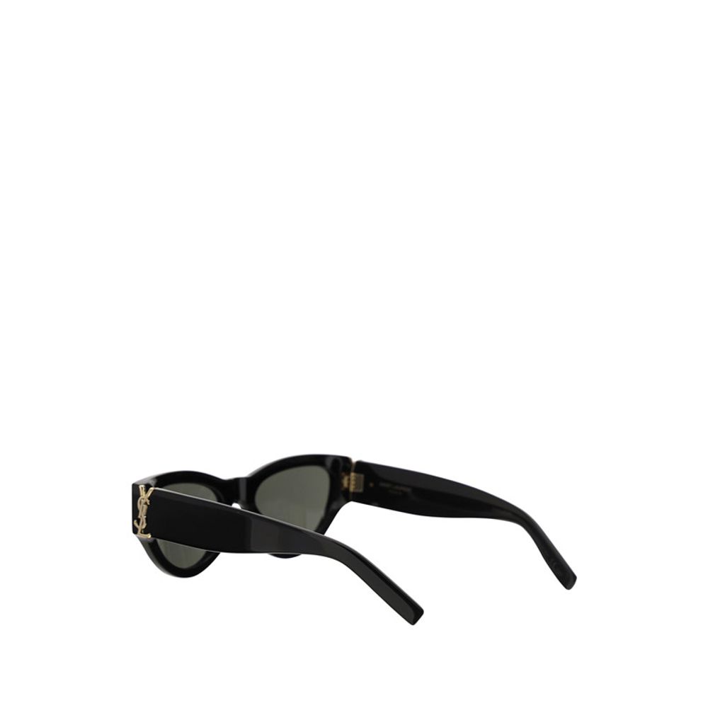 Saint Laurent Sonnenbrille aus schwarzem Acetat