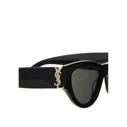 Saint Laurent Sonnenbrille aus schwarzem Acetat