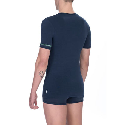 Bikkembergs Herren-T-Shirt aus schwarzer Baumwolle