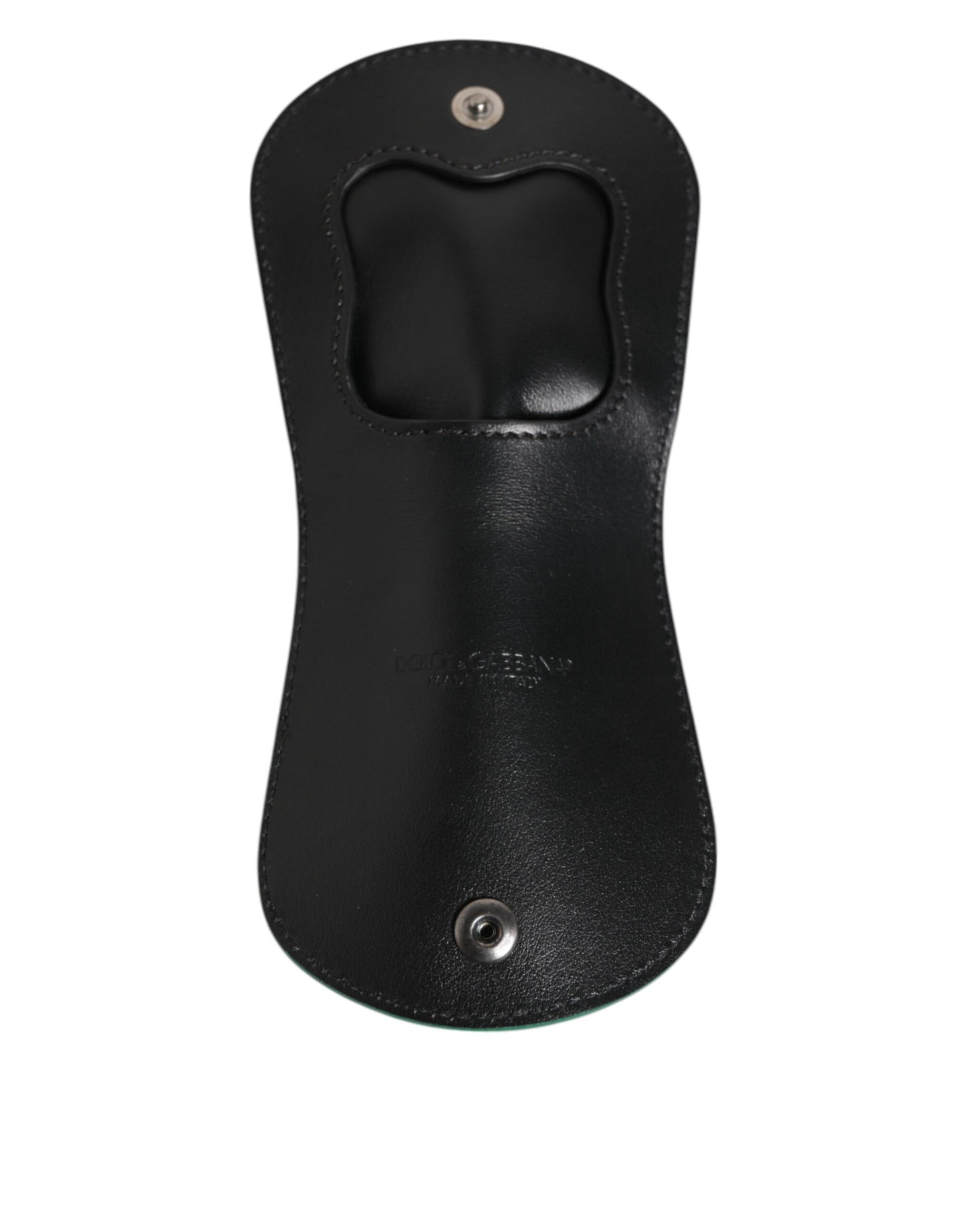 Dolce &amp; Gabbana Grüne Exotische Haut Münze Kondom Fall Halter Tasche Brieftasche