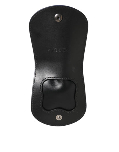 Dolce &amp; Gabbana Blue Exotic Skin Münz-Kondometui Halter Taschengeldbörse