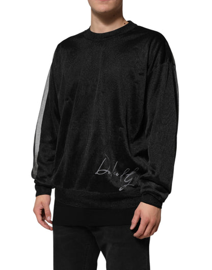 Dolce &amp; Gabbana Schwarzer Polyester-Pullover