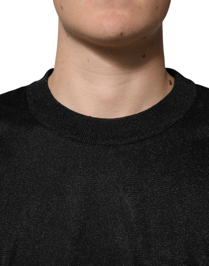 Dolce &amp; Gabbana Schwarzer Polyester-Pullover
