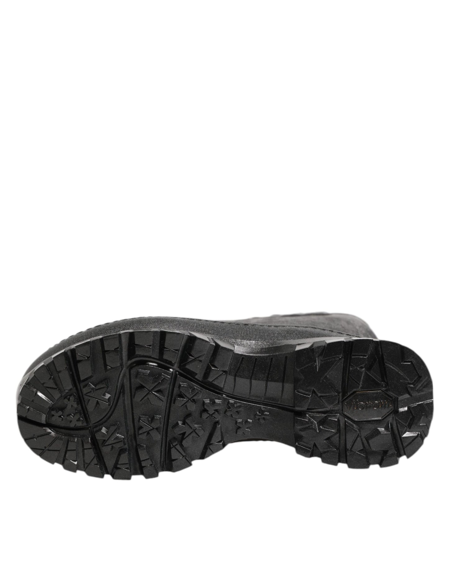 Dolce &amp; Gabbana – Gummistiefel in Metallic-Schwarz mit Schlupfdesign Herren Schuhe