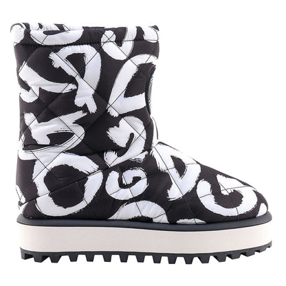 Dolce &amp; Gabbana – Schwarze Nylonstiefel für Herren