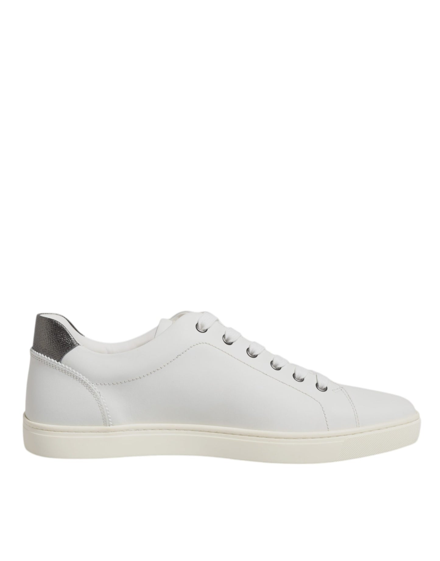 Dolce &amp; Gabbana Weiße Sacred Heart Männer Low Top Sneakers Schuhe