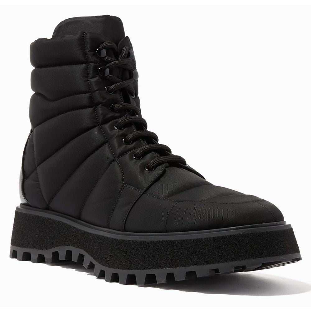 Dolce &amp; Gabbana – Schwarze Nylonstiefel für Herren