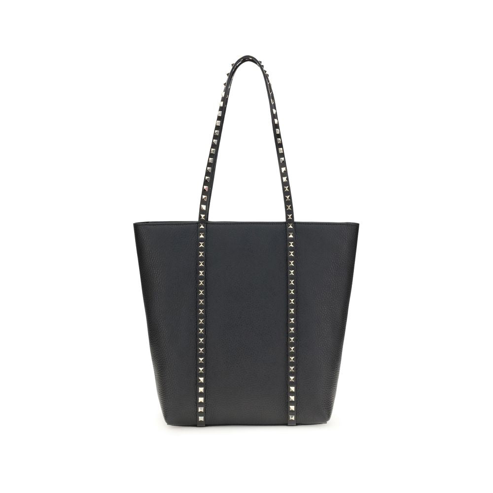 Valentino Garavani Schultertasche aus schwarzem Kalbsleder (Bos Taurus)