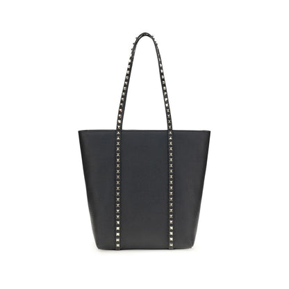 Valentino Garavani Schultertasche aus schwarzem Kalbsleder (Bos Taurus)