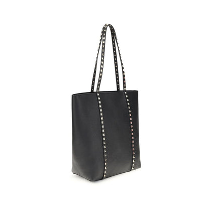 Valentino Garavani Schultertasche aus schwarzem Kalbsleder (Bos Taurus)