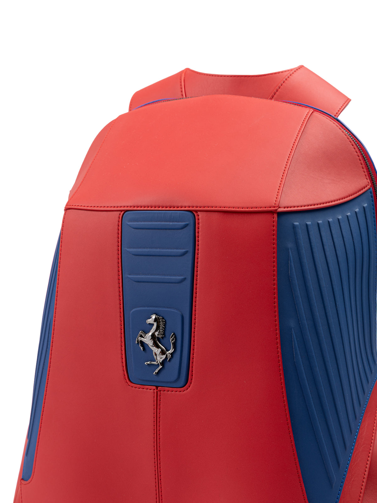 Ferrari Roter Funktionsrucksack aus Leder