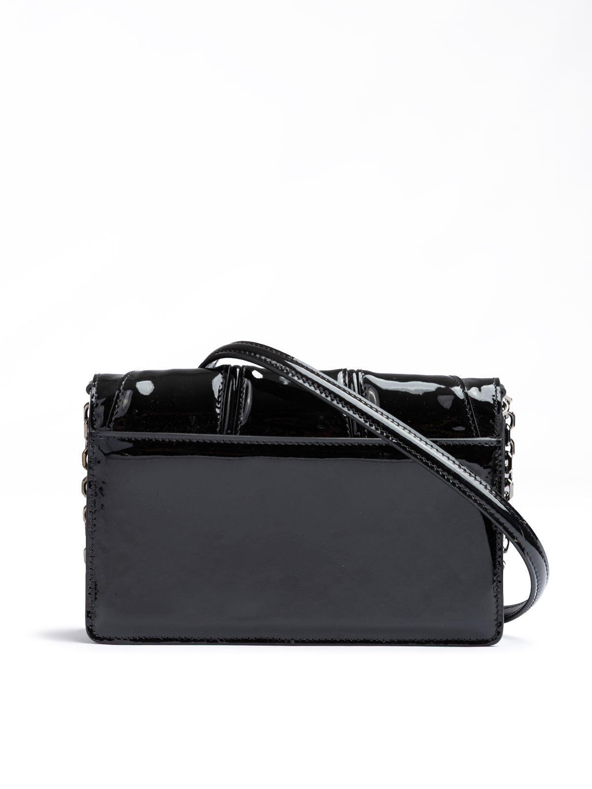 Ferrari Black GT Lackledertasche mit Kette