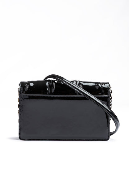 Ferrari Black GT Lackledertasche mit Kette