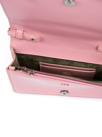 Ferrari Pink GT Lackledertasche mit Kette