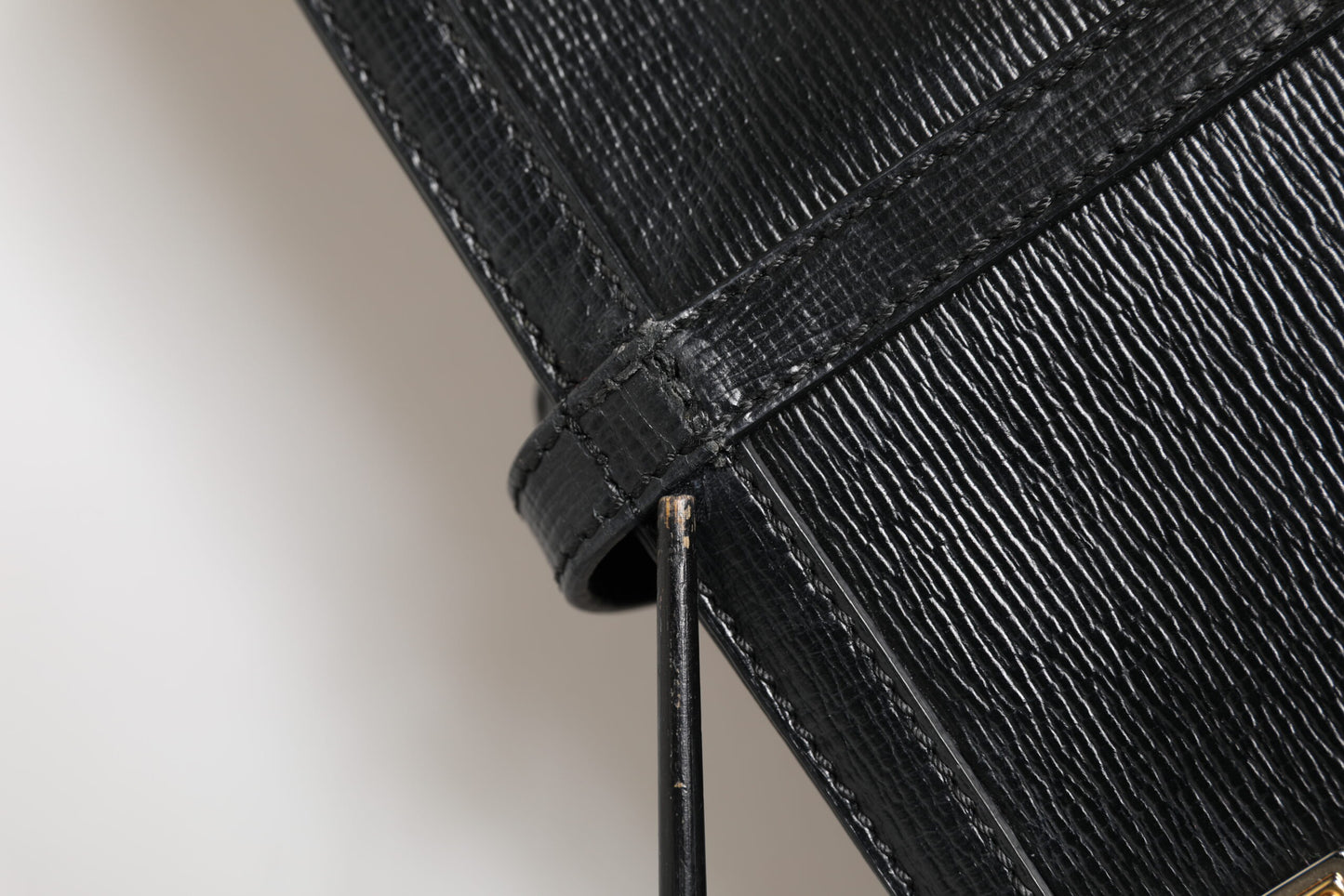 Dolce &amp; Gabbana Schwarze Leder Miss Escape Shopping Tote Frauen Borse Tasche