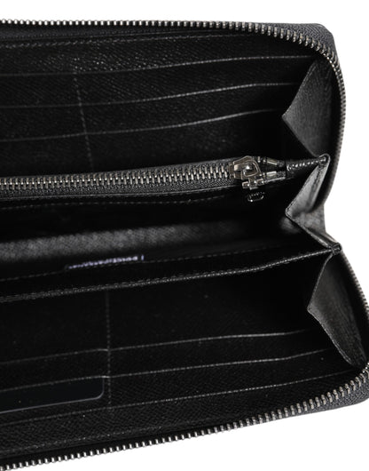 Dolce &amp; Gabbana Mehrfarbige Continental-Geldbörse mit Camouflage-Logo und Rundum-Reißverschluss