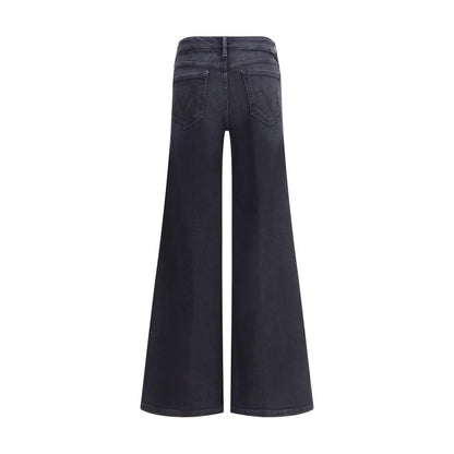 Mother Denim Jeans aus Stretch-Baumwolle mit weitem Bein