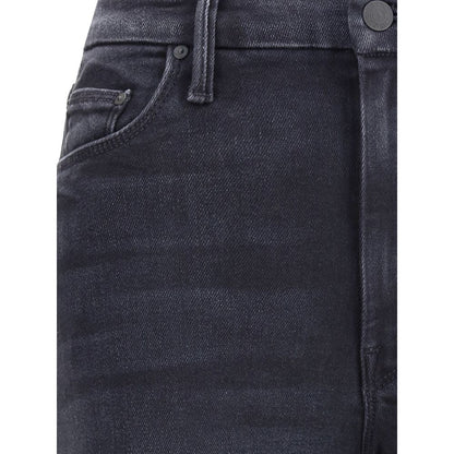 Mother Denim Jeans aus Stretch-Baumwolle mit weitem Bein