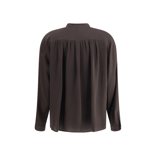 Giorgio Armani Brown Silk Shirt