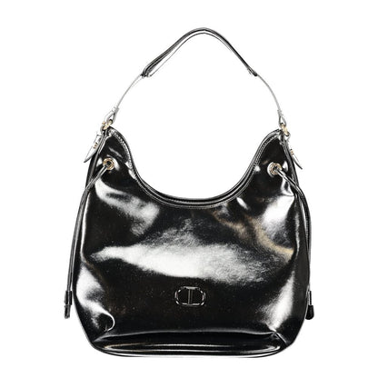 Twinset Schwarze Hobo-Tasche aus Polyethylen für Damen