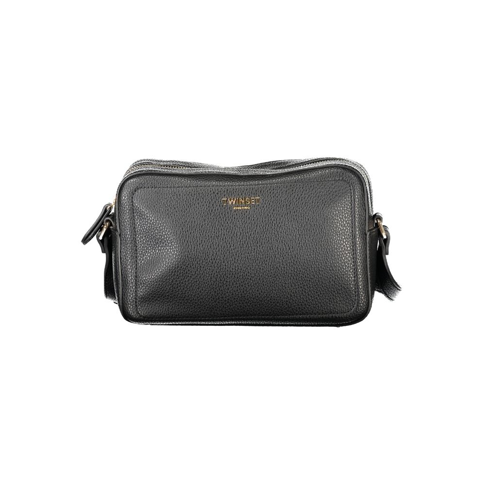Twinset Damenhandtasche aus Polyethylen in Schwarz