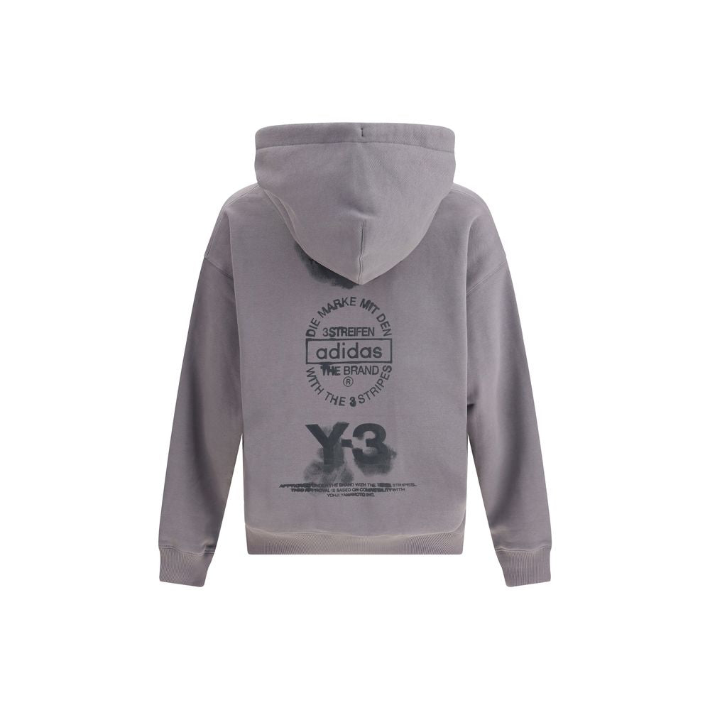 Y-3 Graues Baumwoll-Sweatshirt