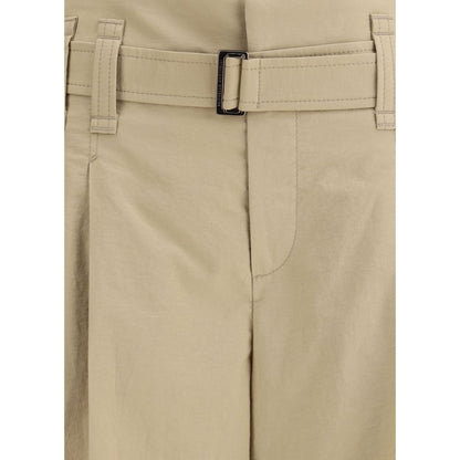 Brunello Cucinelli Plissierte Cropped-Hose