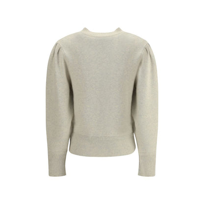 Marant Etoile Cream Cotton Sweatshirt