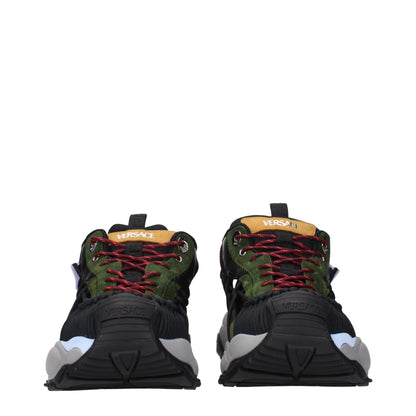 Versace – Mehrfarbige Sport-Sneaker aus Leder