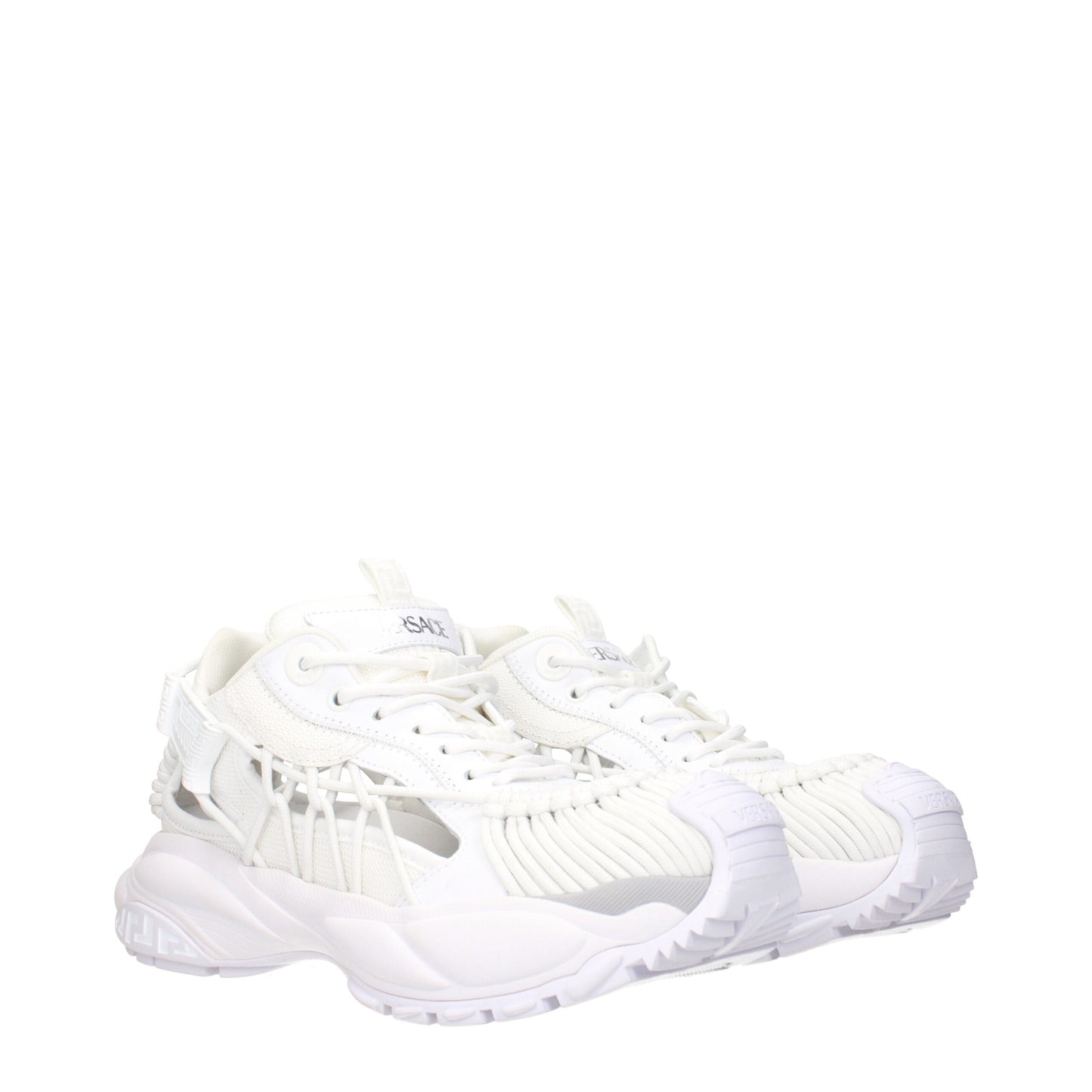 Versace – Weiße Sport-Sneaker aus Leder