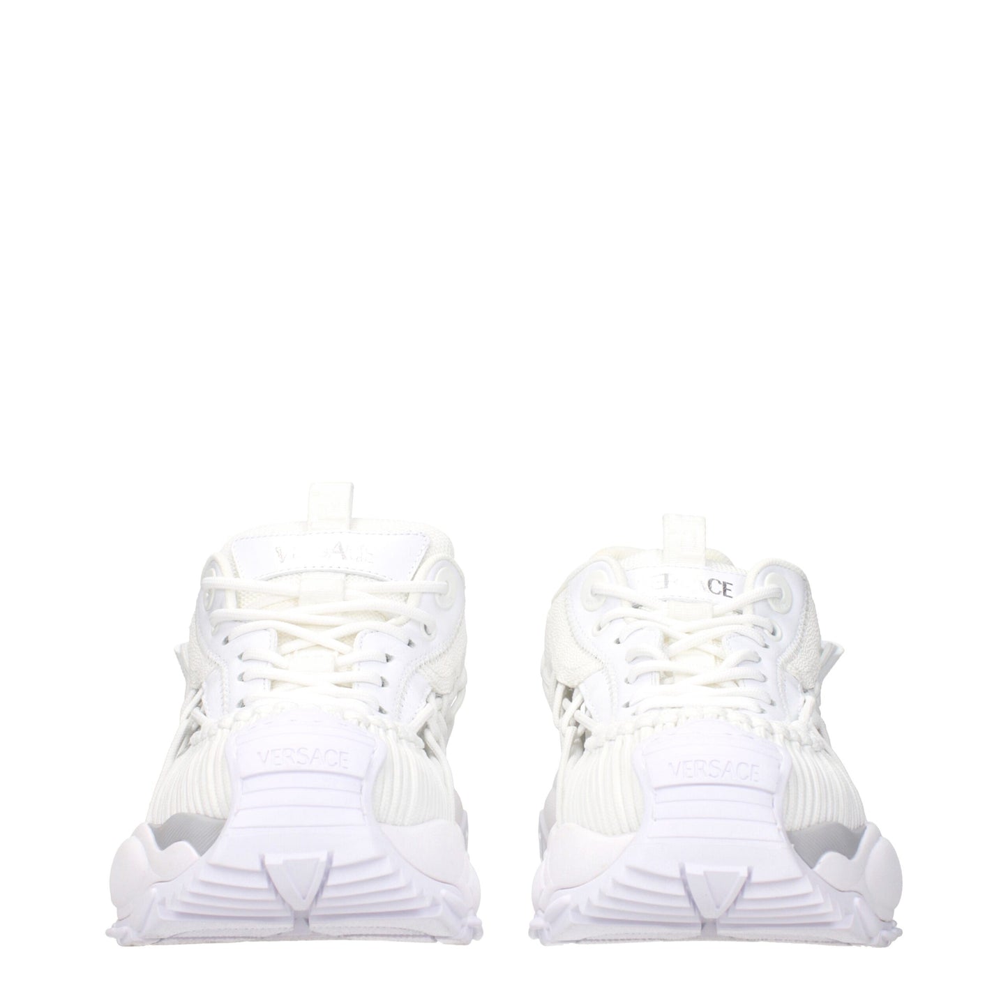 Versace – Weiße Sport-Sneaker aus Leder