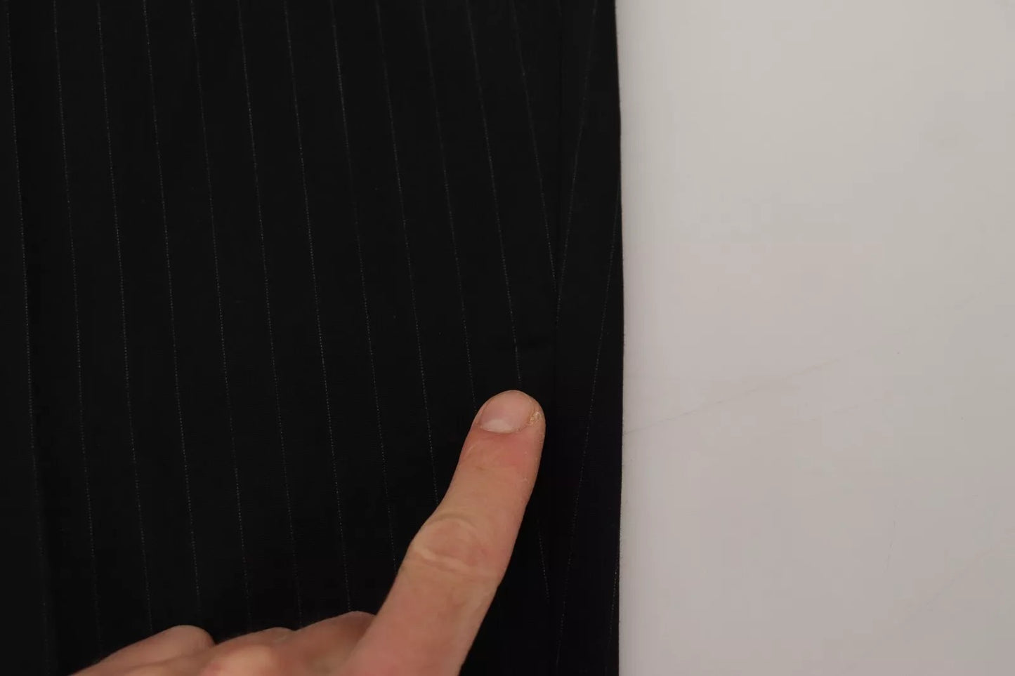 Dolce &amp; Gabbana – Lockere Jeans aus schwarzem Baumwollstretch