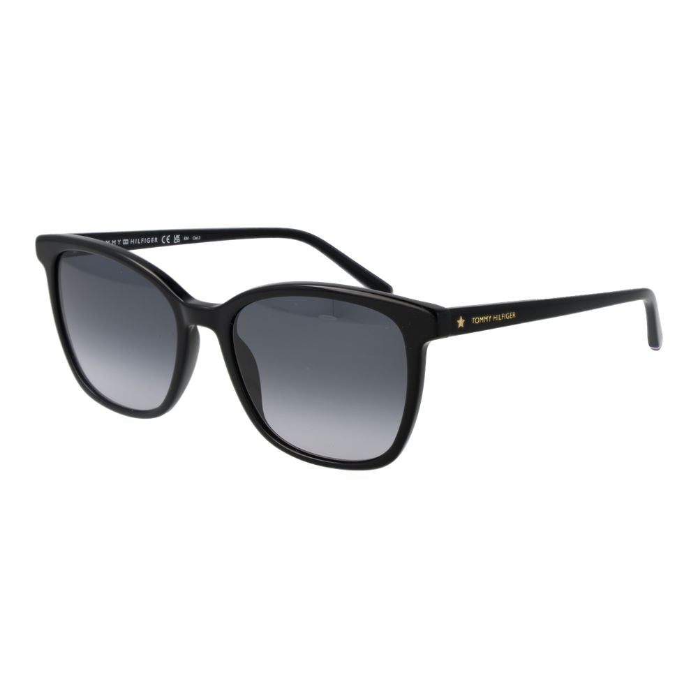 Tommy Hilfiger Schwarze Acetat-Sonnenbrille
