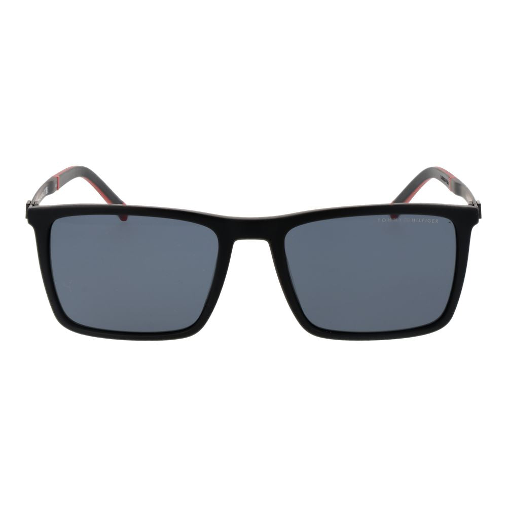 Tommy Hilfiger Schwarze Acetat-Sonnenbrille